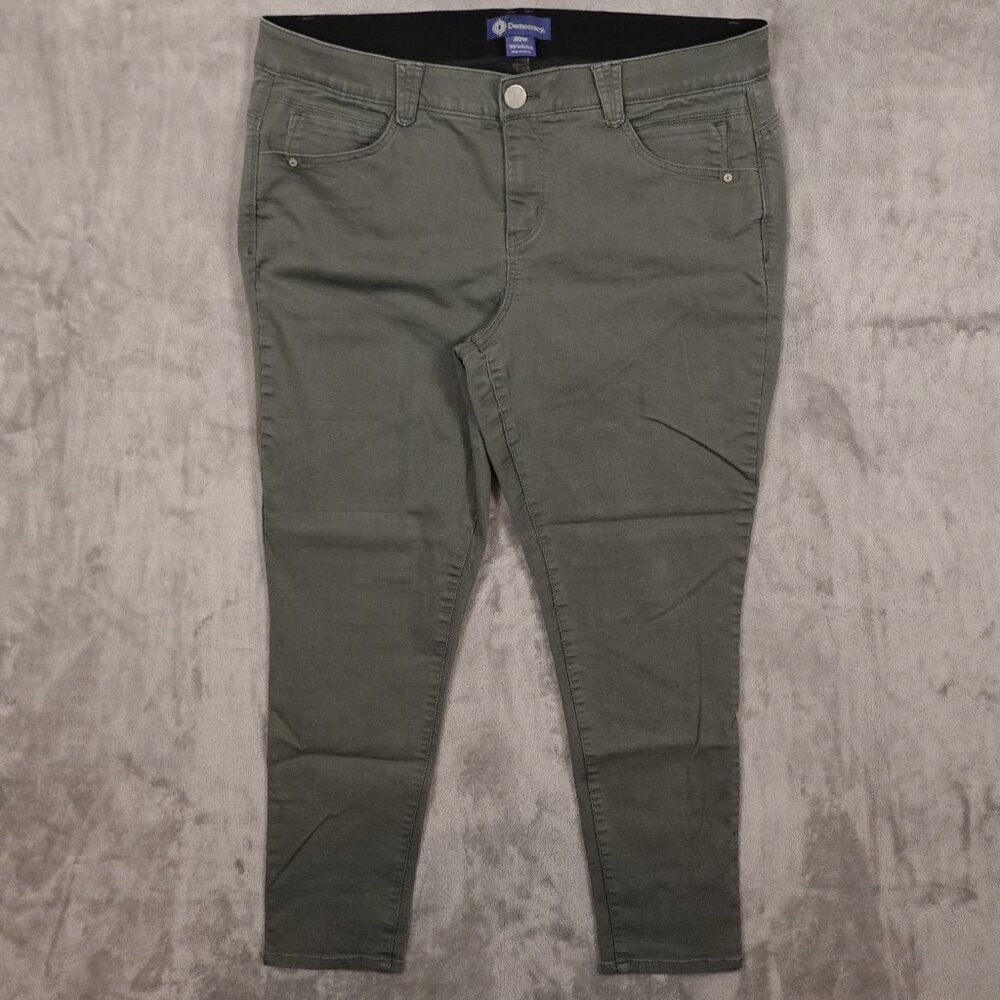 Democracy jeans Ab Solution skinny‎ ankle women's 20W gray